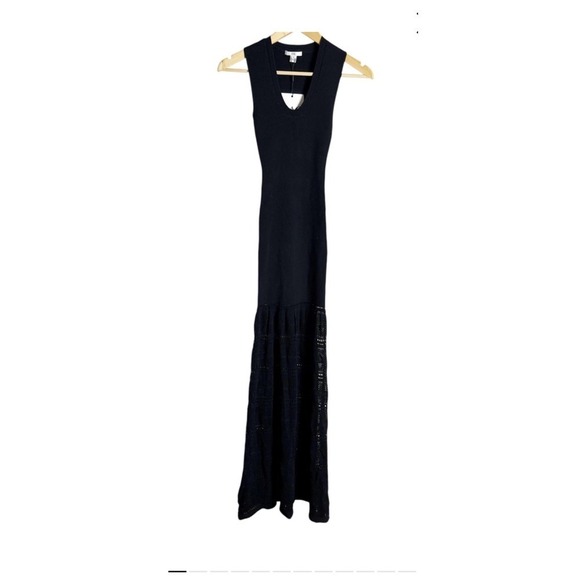 Zac Posen Jill Pointelle Knit Sleeveless Maxi L - Picture 4 of 11